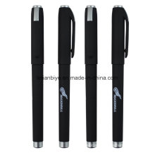 Office Supply Rubber Plastic Roller Ball Pen (LT-C663)